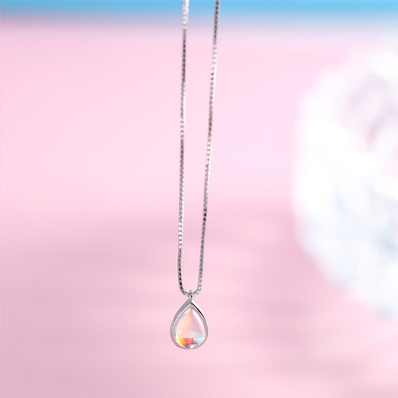 Moonstone Drop Women Necklace