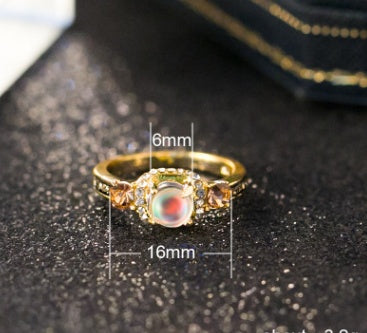 Vintage style Moonstone Women Ring