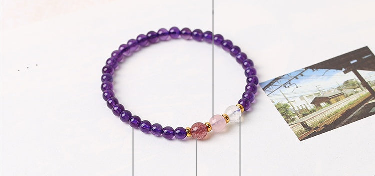 Natural Amethyst Bracelet