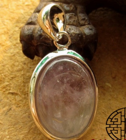 Crystal Floor Natural Crystal Grey Agate Pendant Agate Lapis Lace Necklace Pendant