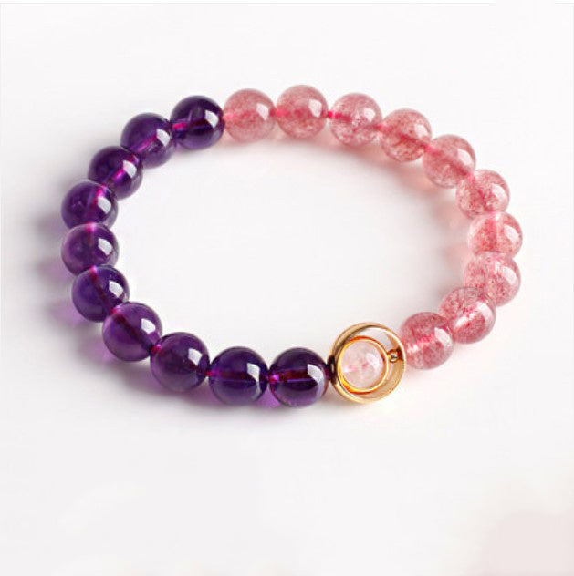 Natural Amethyst Women Bracelet