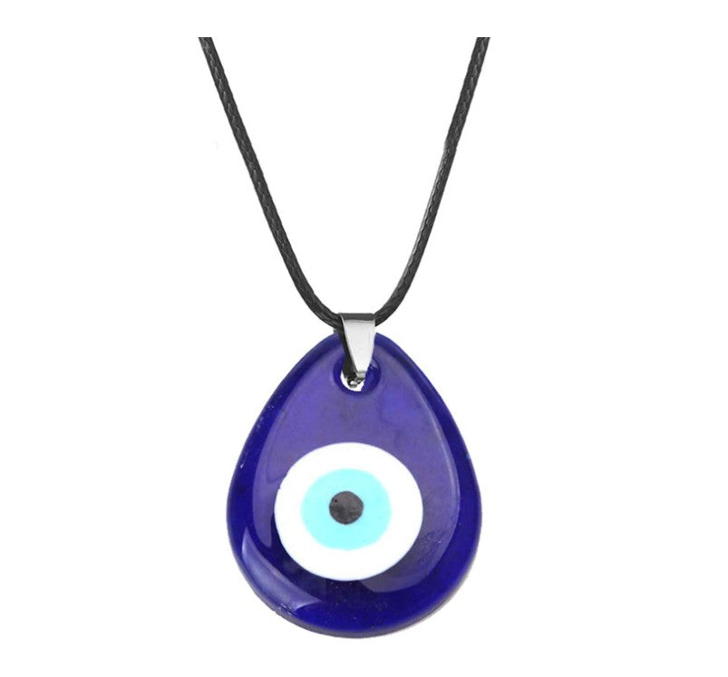 1pc Blue Glass Evil Eye 30mm Evil Eye Charms Necklace Pendants For Women Evil Eye Necklace Jewelry Accessories Findings Making