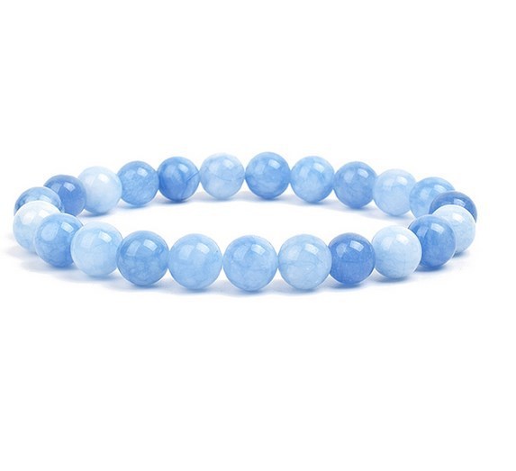 Unisex 8mm Yoga DIY Agate Beads Bracelet