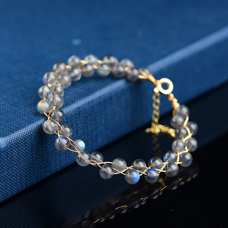 Natural Moonstone Women Bracelet