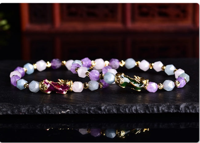 Amethyst Pixiu Bracelet