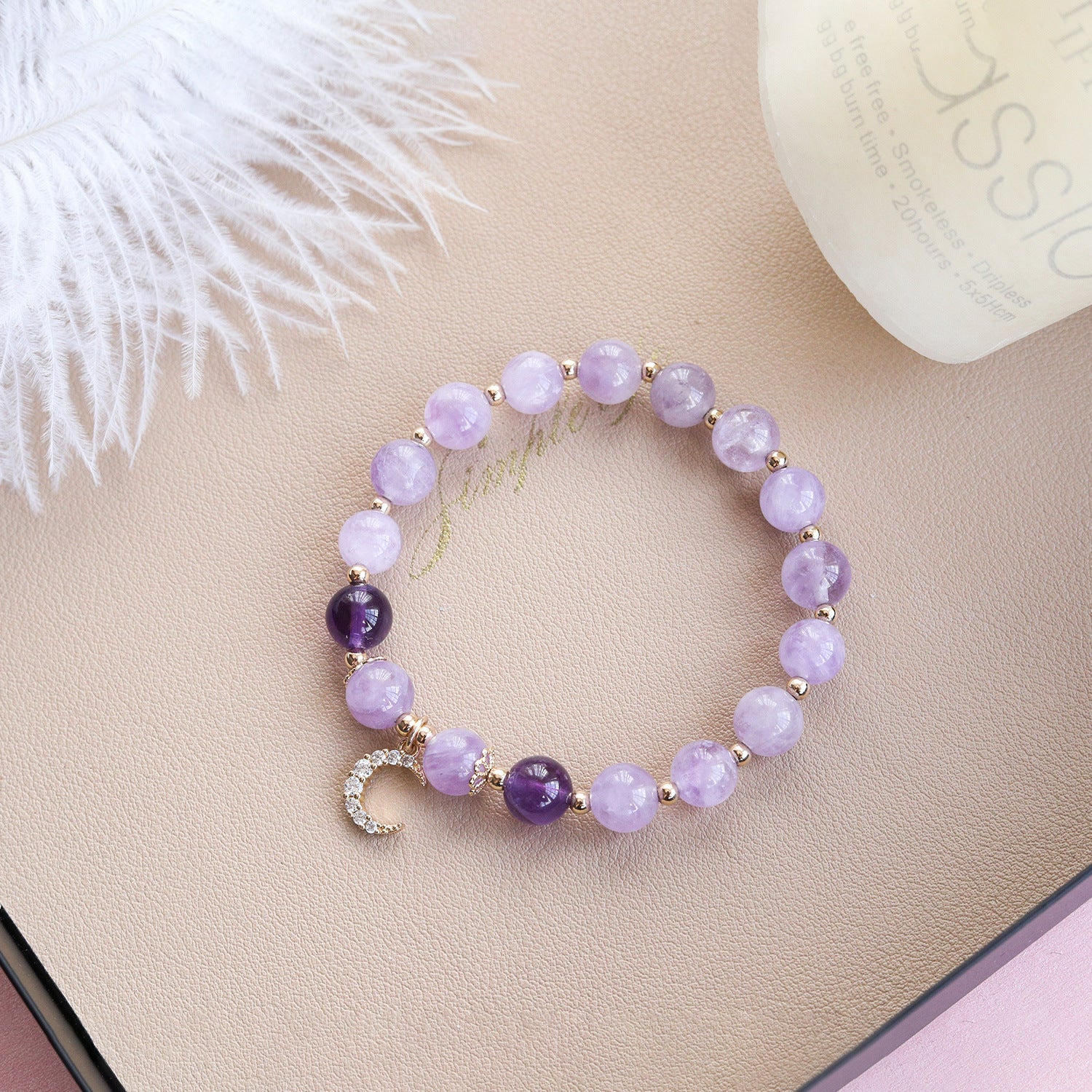 Natural Uruguay Amethyst Women Bracelet