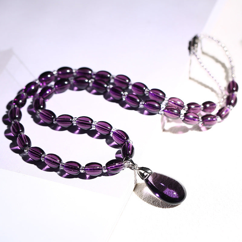 Women's Fashion Amethyst Necklace