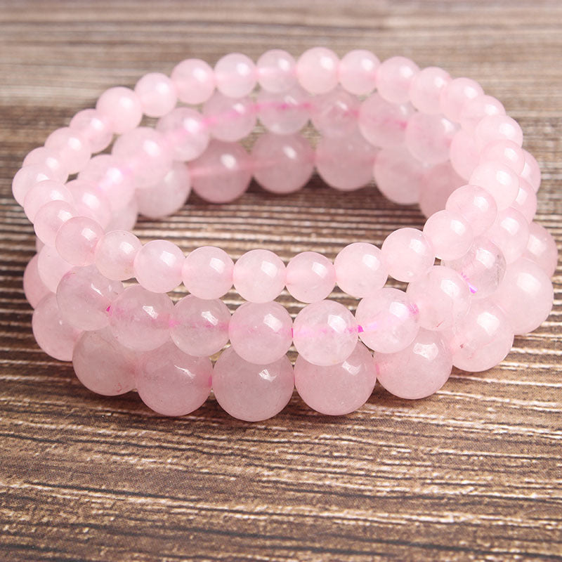 Fashion Jewelry Rose Quartz Women Bracelet