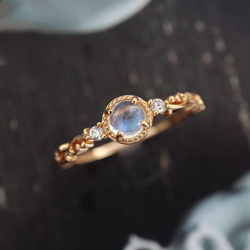 Fairy Moonstone Women Ring