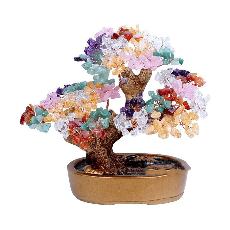 Natural Yellow Crystal Money Tree Ornament