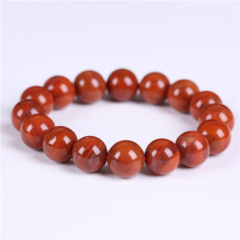 Red agate single circle Couple Women and Men Bracelet