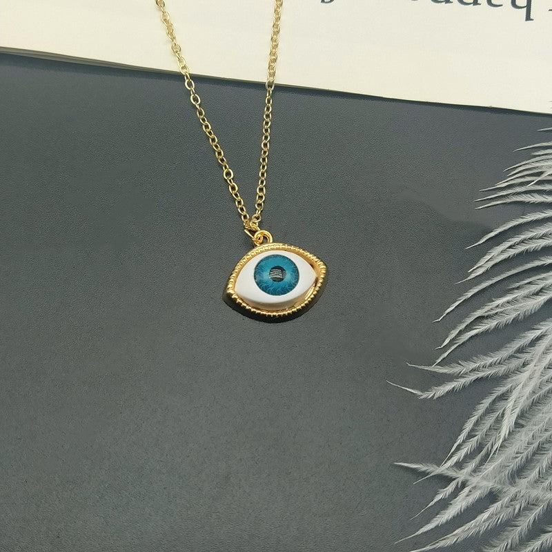 Devil's Eye Necklace Creative Personality Alloy Pendant Jewelry