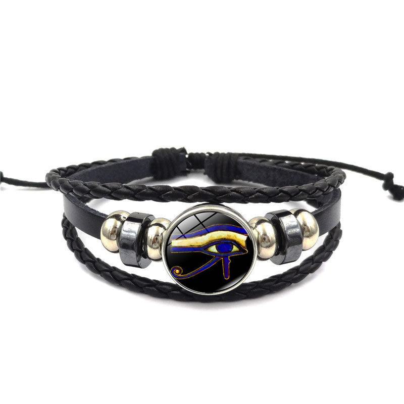 Eye of Horus Time Gem men Bracelet