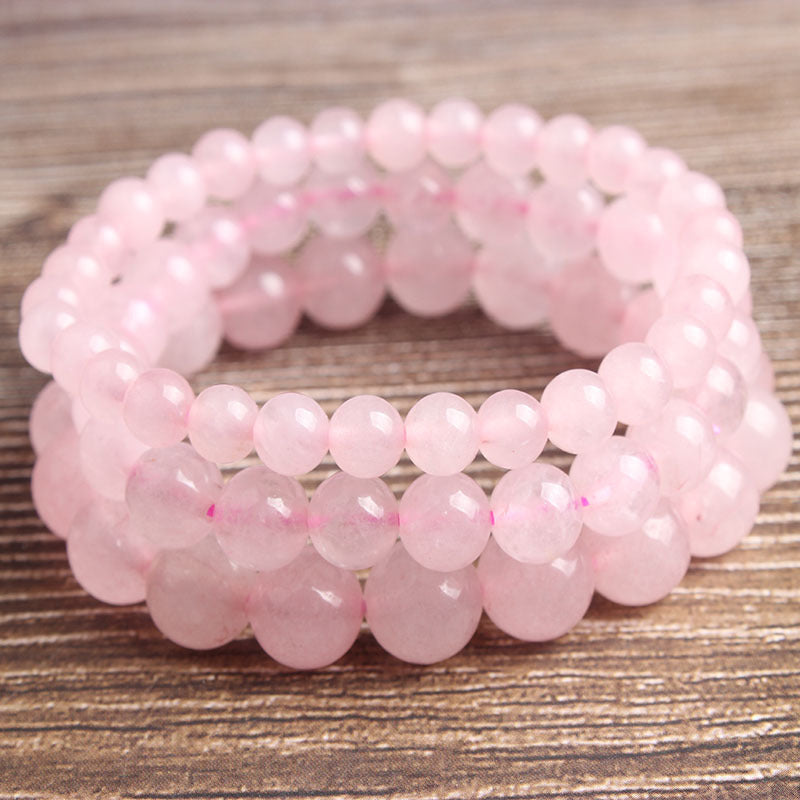 Fashion Jewelry Rose Quartz Women Bracelet