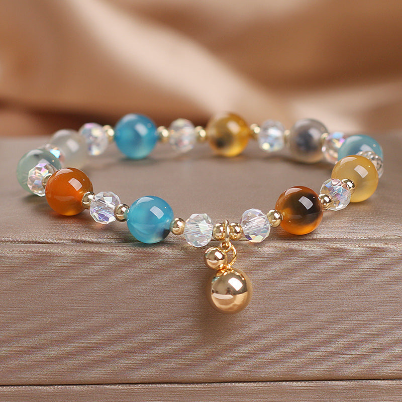 Female Creative Agate Transport Bead Women Bracelet