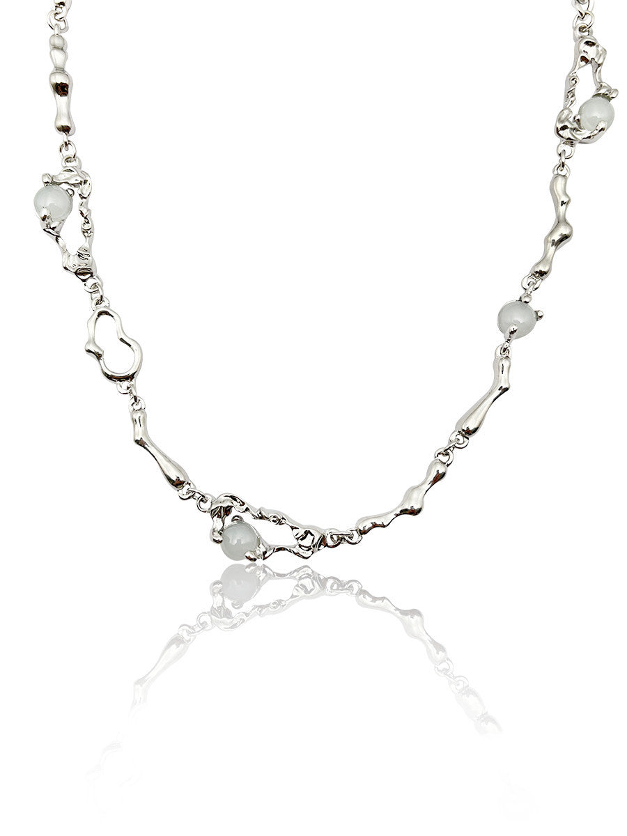 Women's Fashion Moonstone Necklace