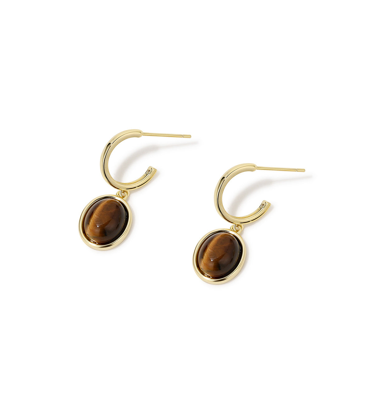 Tigereye Women's Fashion Needle Women Earrings