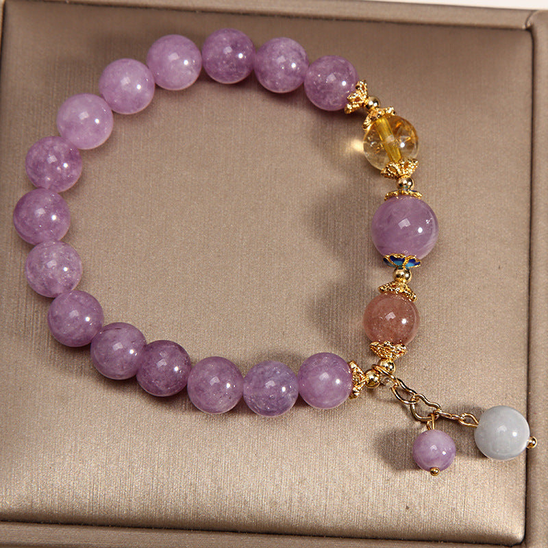 Natural Amethyst Bracelet Women