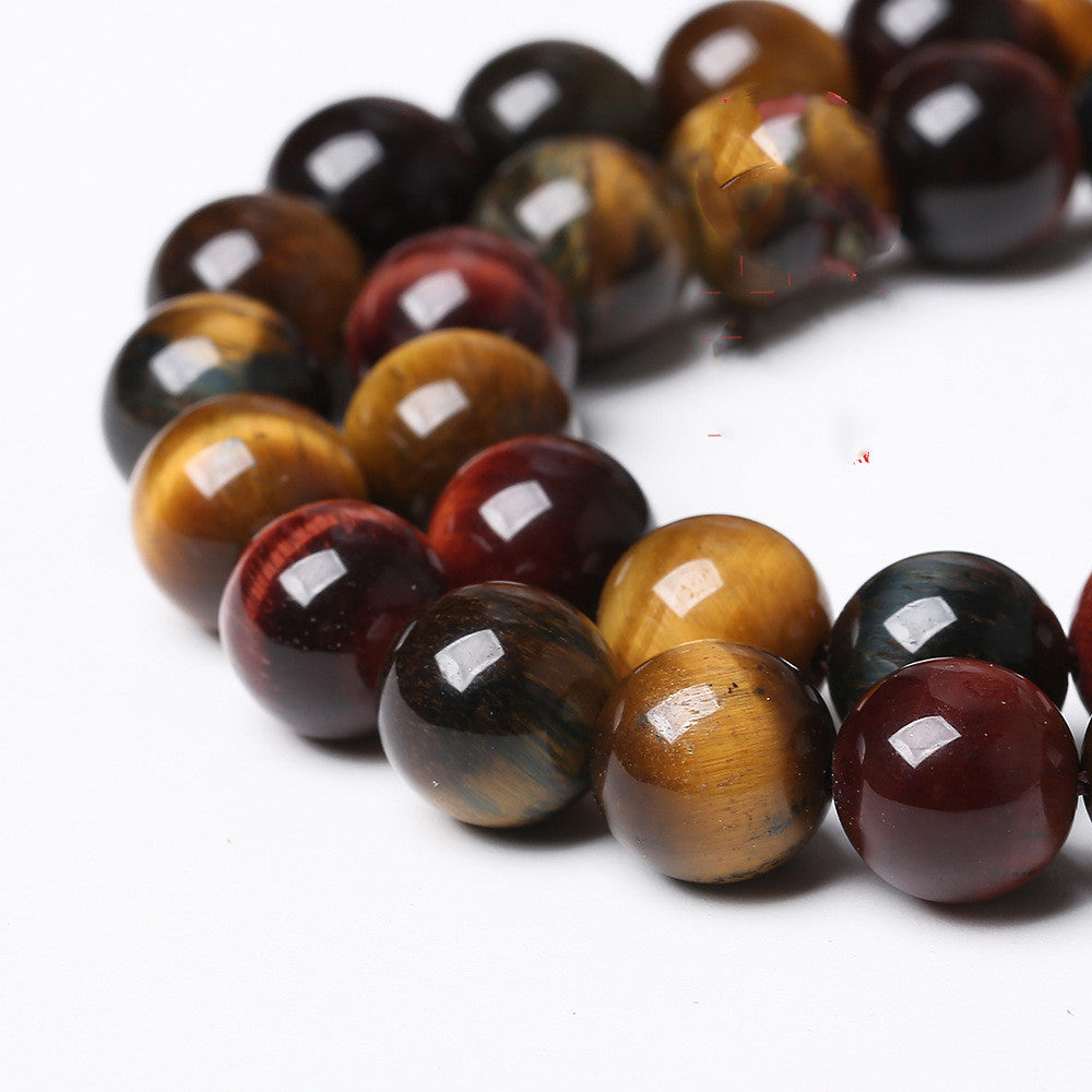 Level 7A Three-color Tigereye Scattered Beads