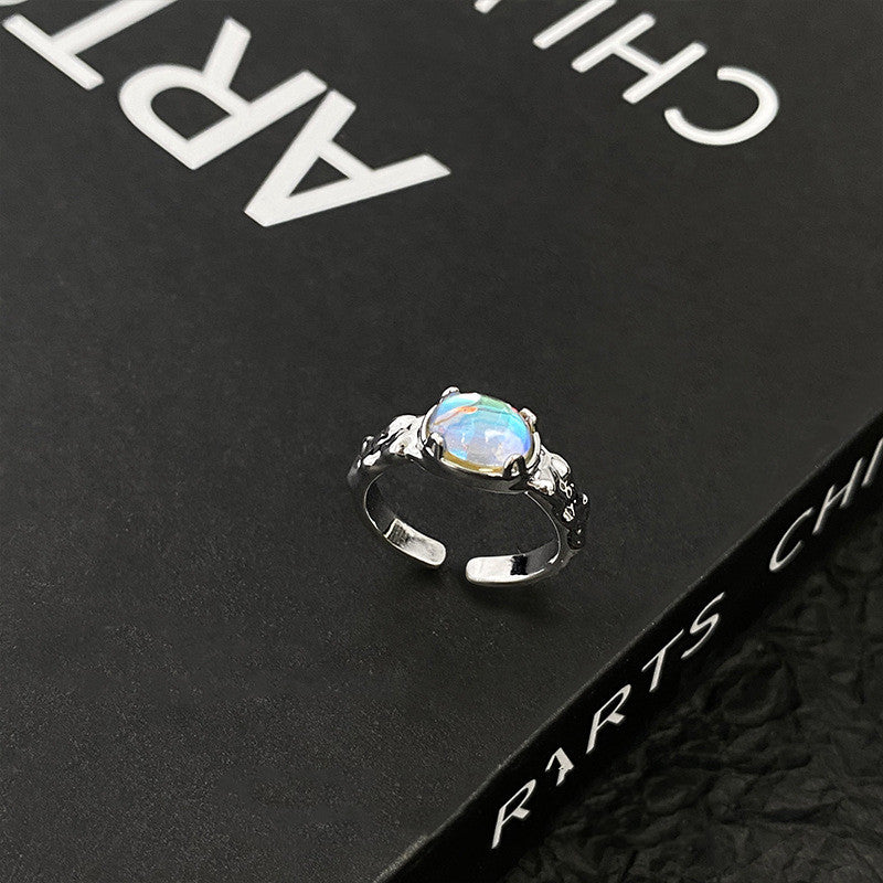 Fashion Personality New Moonstone Women Ring