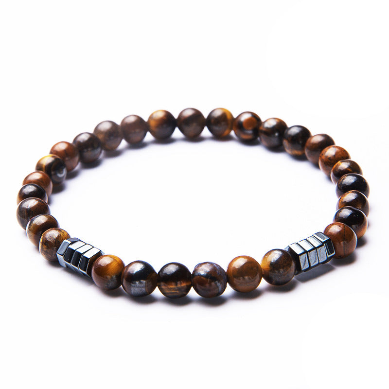 Black Agate Men Bracelet