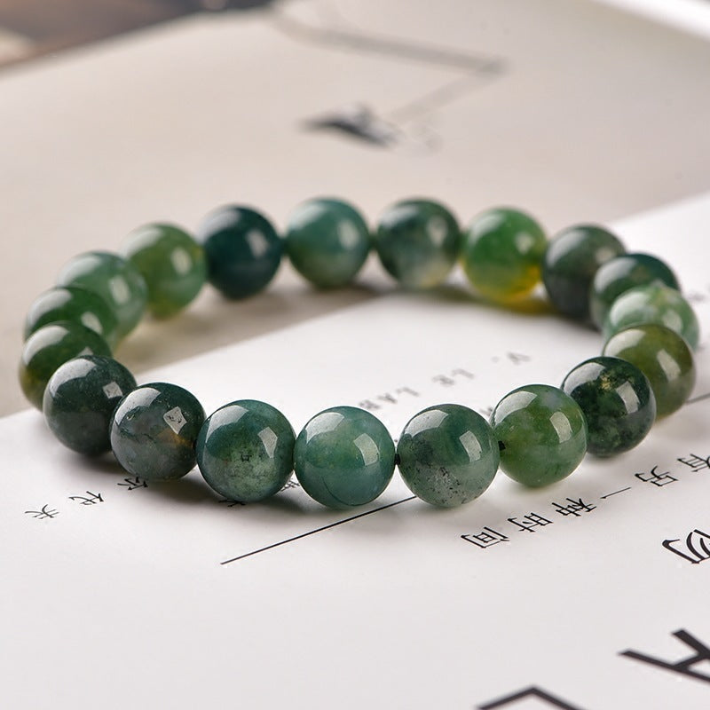 Natural Agate Chalcedony Bracelet Women