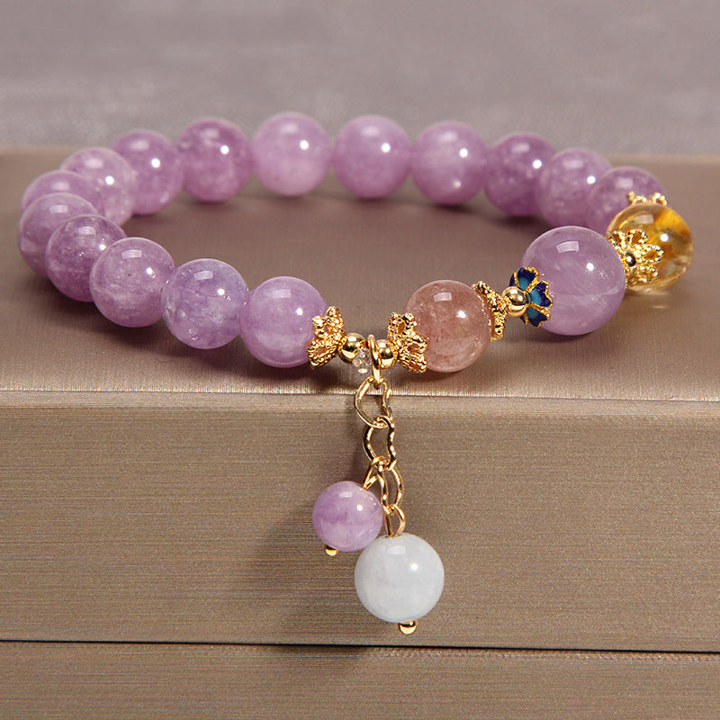 Natural Amethyst Bracelet Women