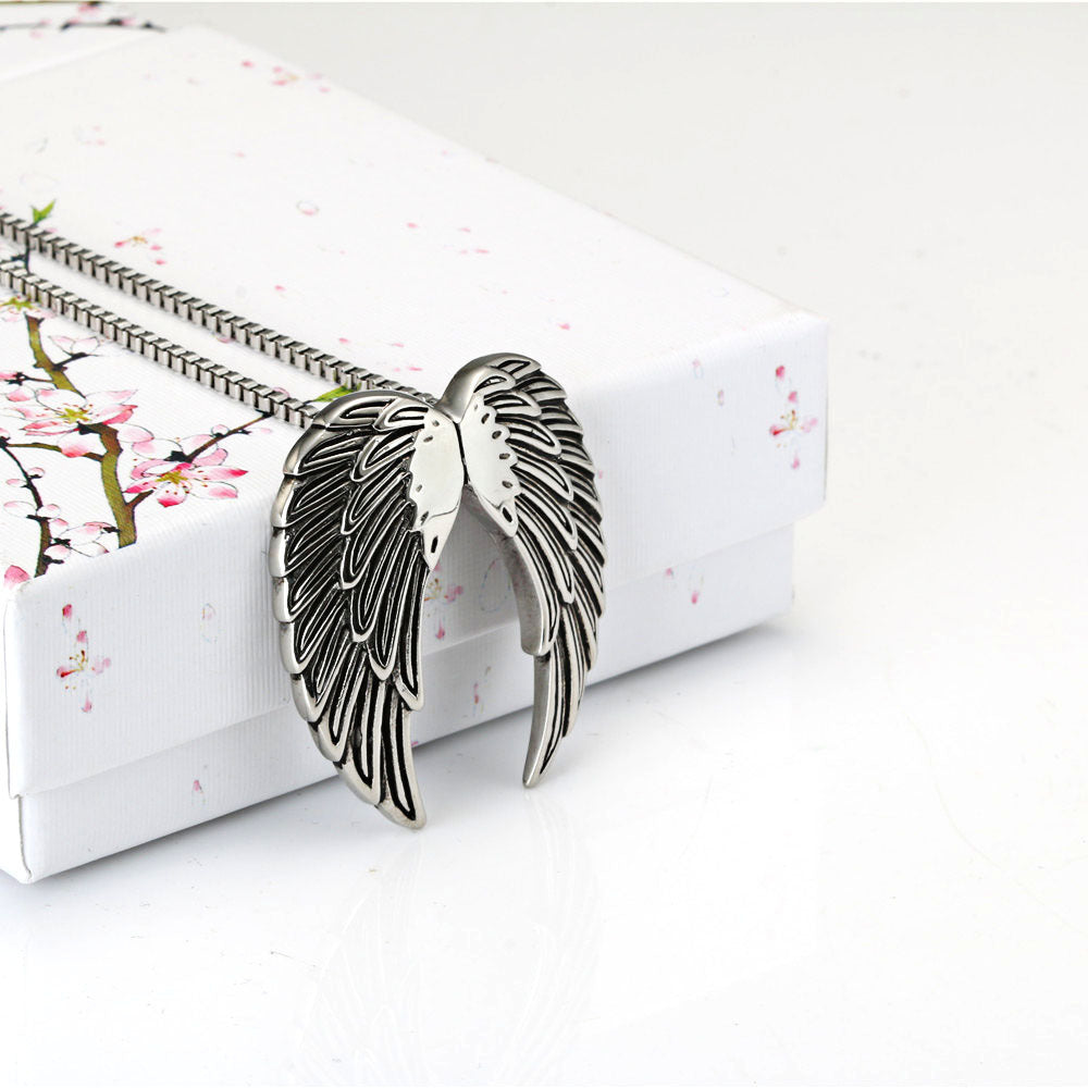 Angel Wing Feather Pendant