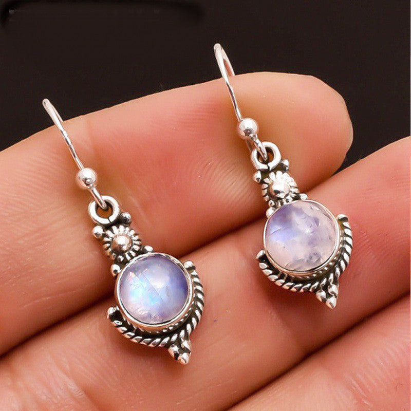 Moonstone Vintage Women Earrings