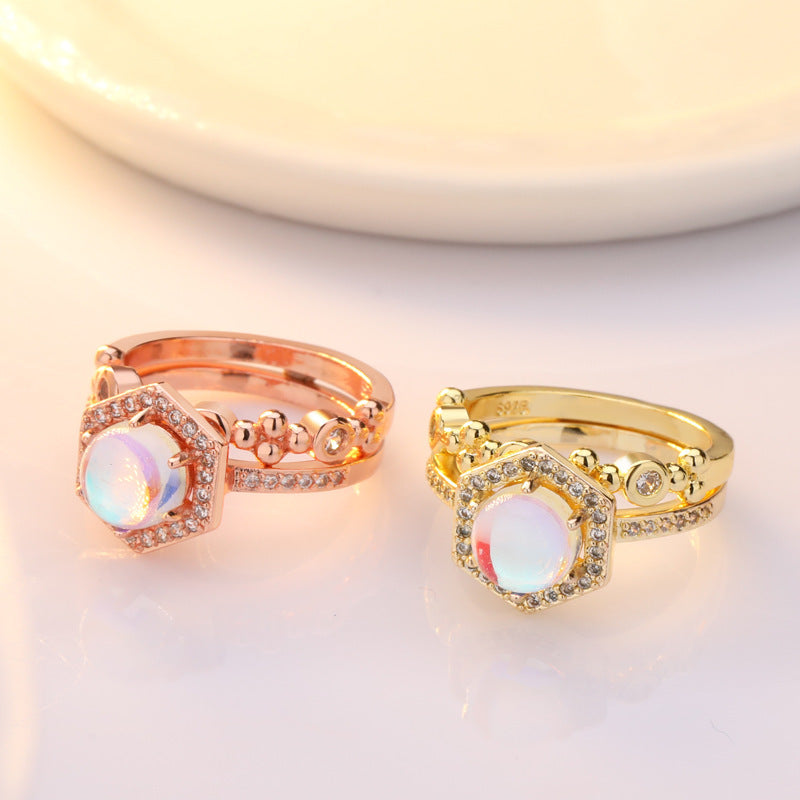 Moonstone Women Ring