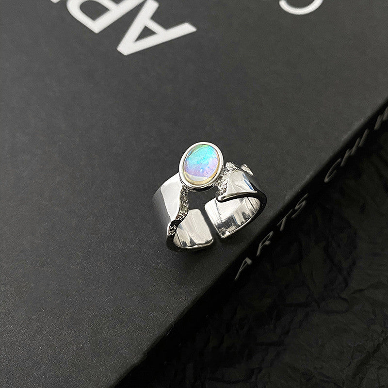 Fashion Personality New Moonstone Women Ring