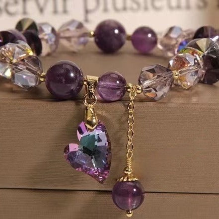 Natural Amethyst Women Bracelet