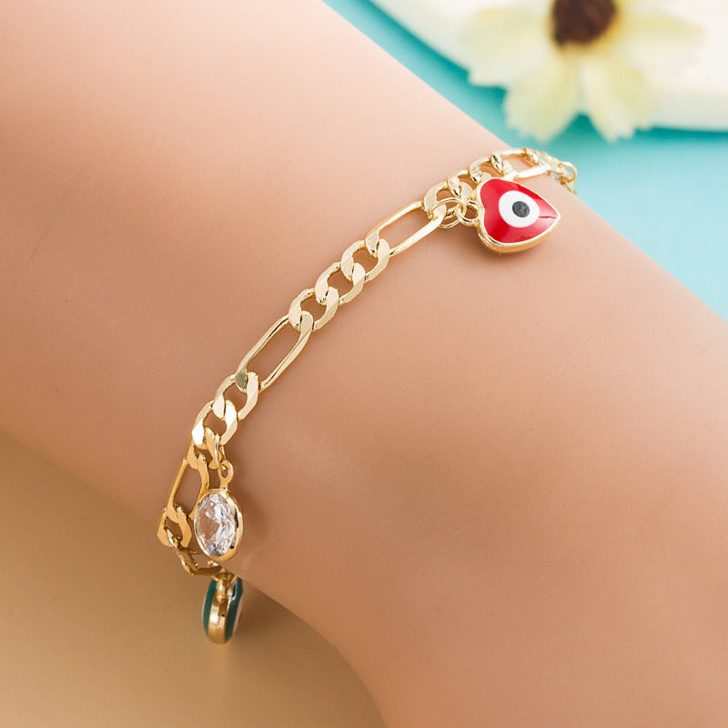 Trend High Personality Devil Eye Bracelet Evil Eye Fashion Street Shooting Trend Bracelet