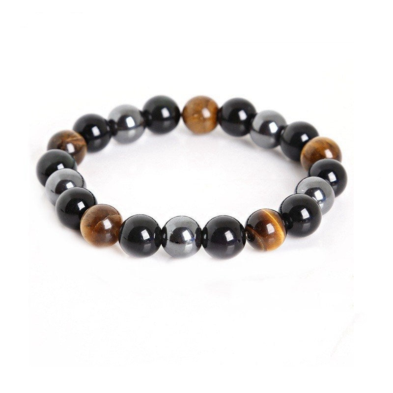 Tigereye Haematite Bracelets For Men And Women couple