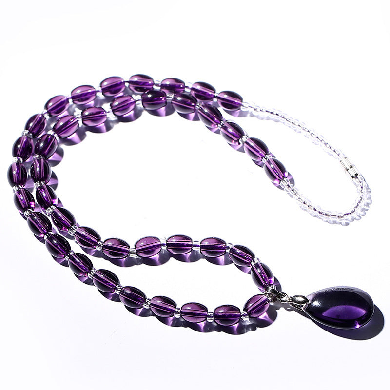 Fashion Beautiful Amethyst Women Necklace