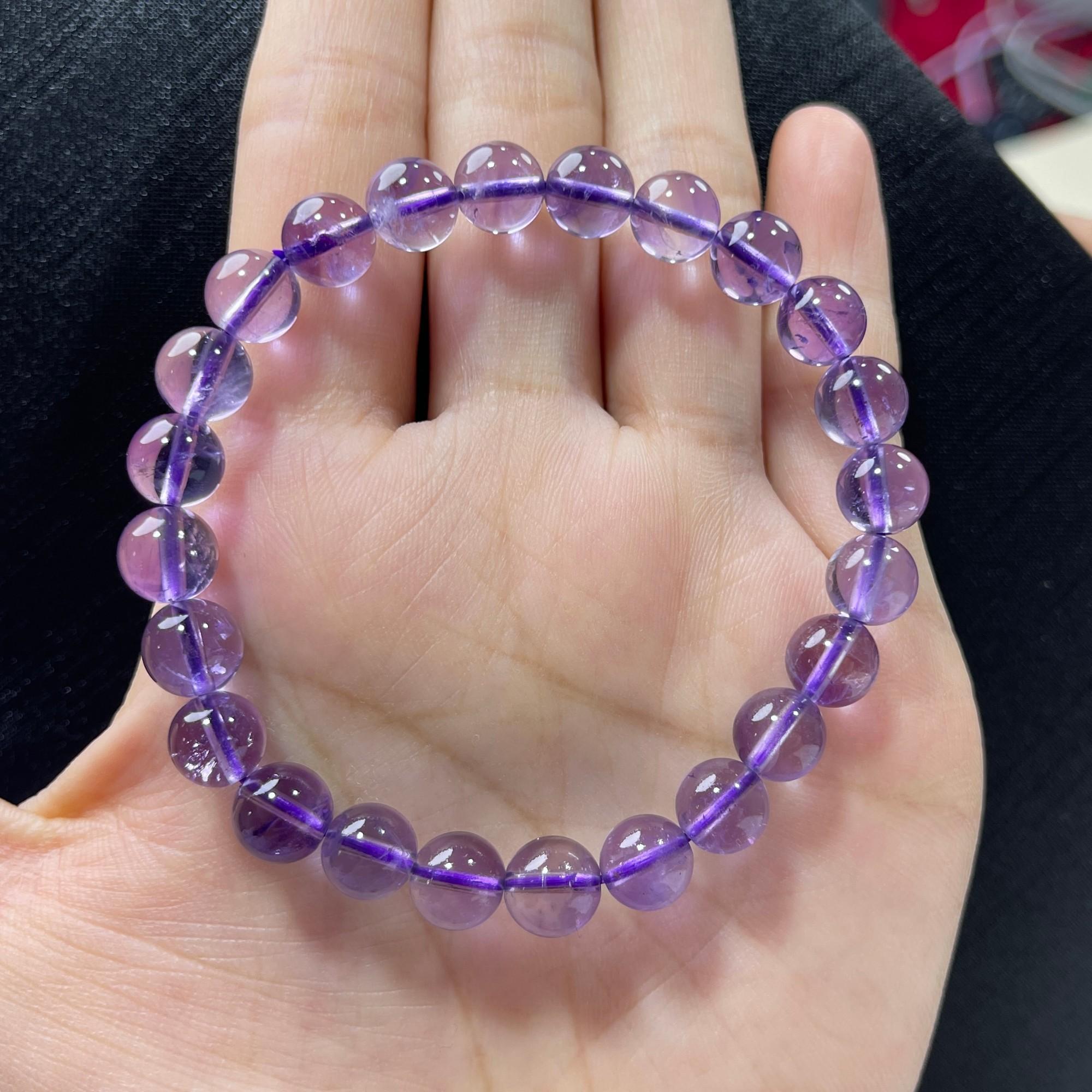 Men's And Women's Amethyst Bracelet