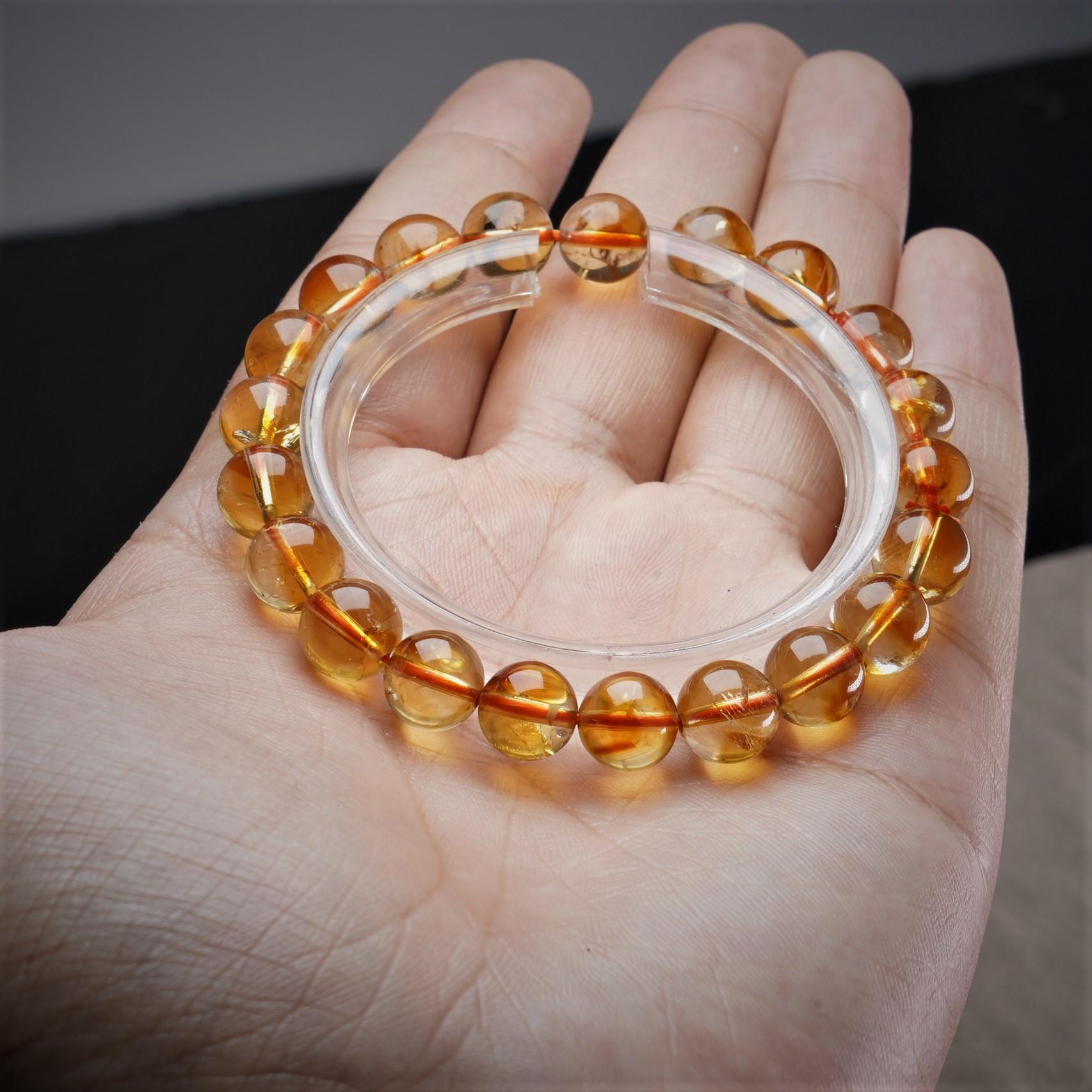 Men's And Women's Fashion Simple Citrine Bracelet