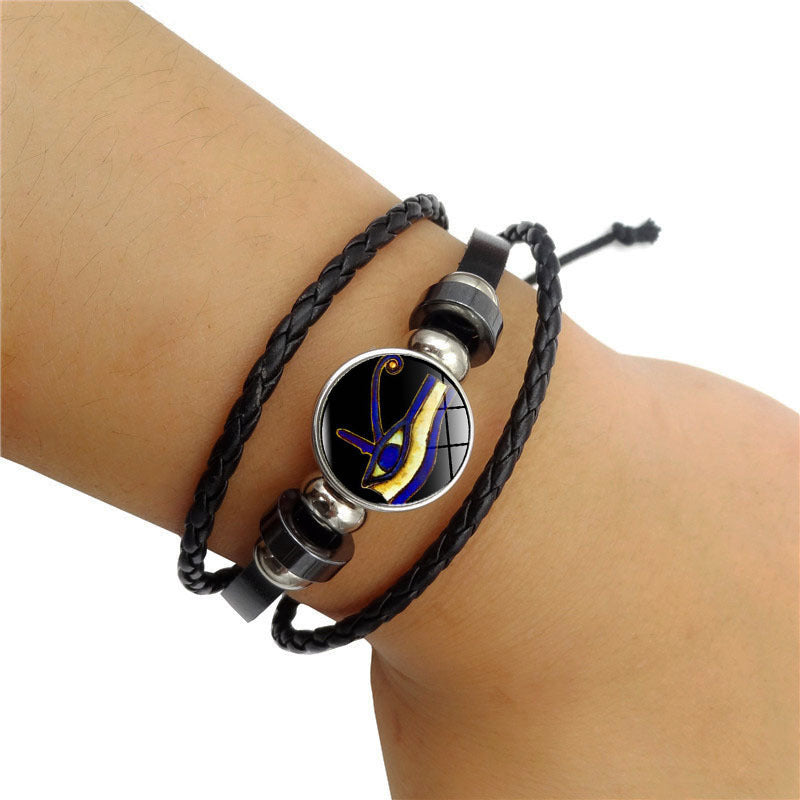 Eye of Horus Time Gem men Bracelet