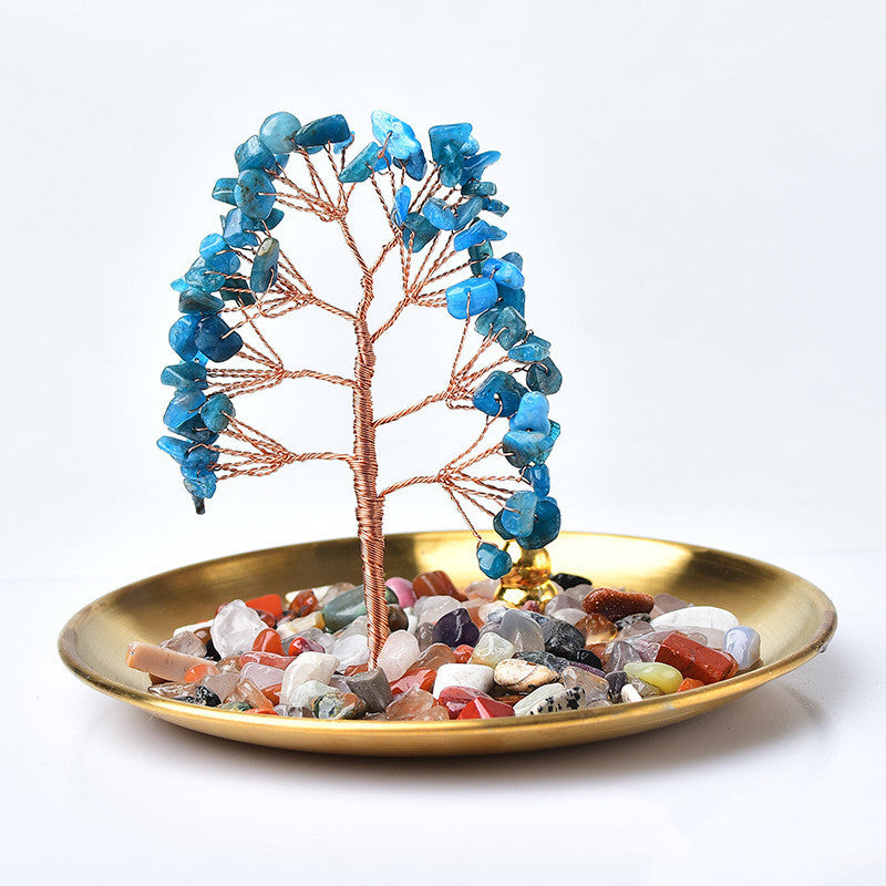 Natural Crystal Macadam Fortune Tree Ornaments