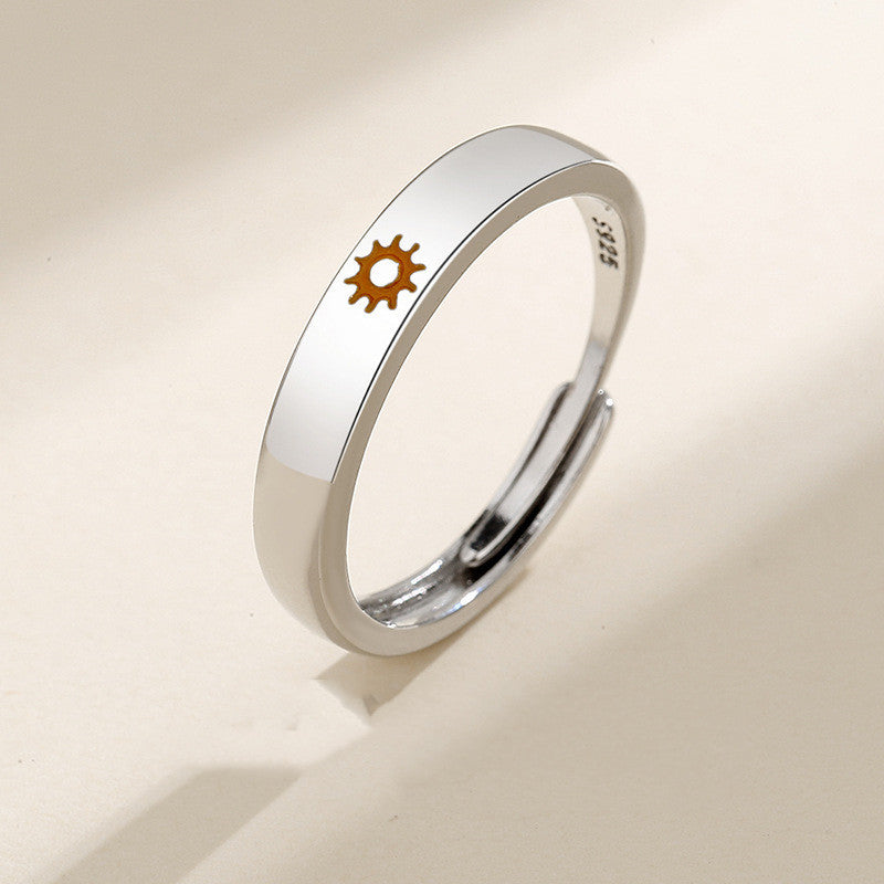 Couple Style Star Sun Moon Pair Ring Jewelry