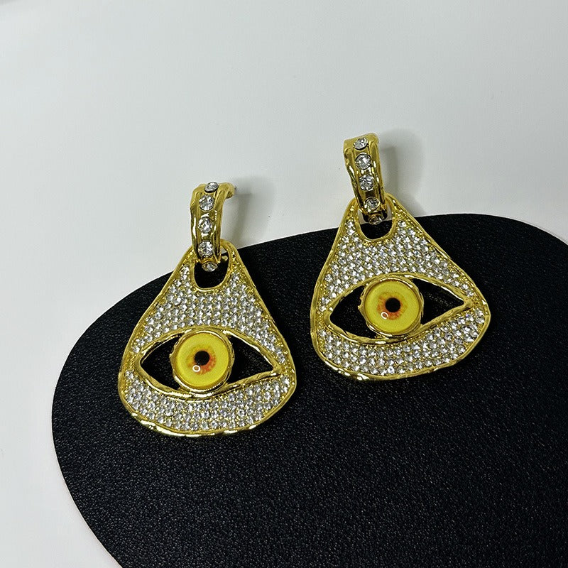 Devil's Eye Earrings, Unique Personality, Alternative Show Earrings, Female