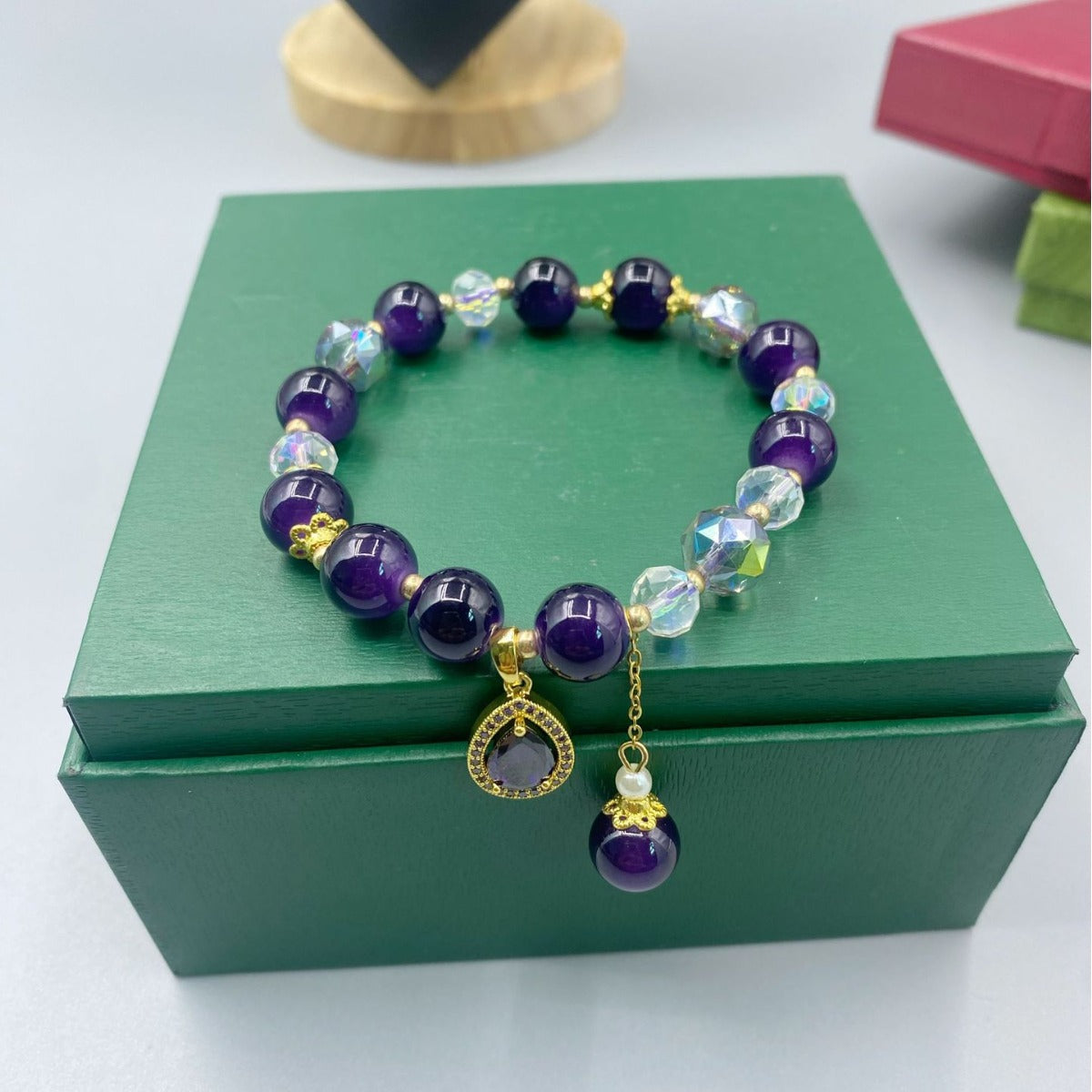 Lavender Romantic Amethyst Bracelet For Women