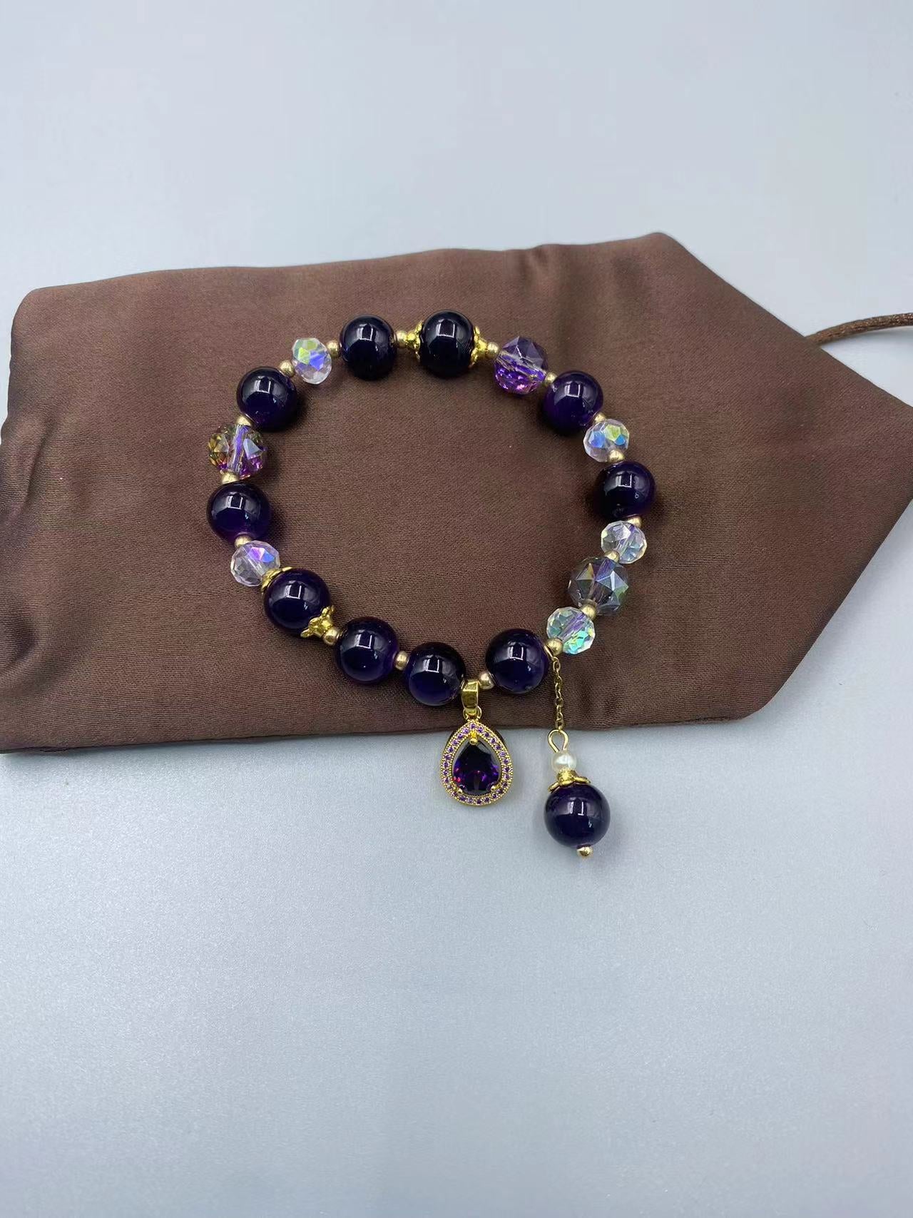 Lavender Romantic Amethyst Bracelet For Women