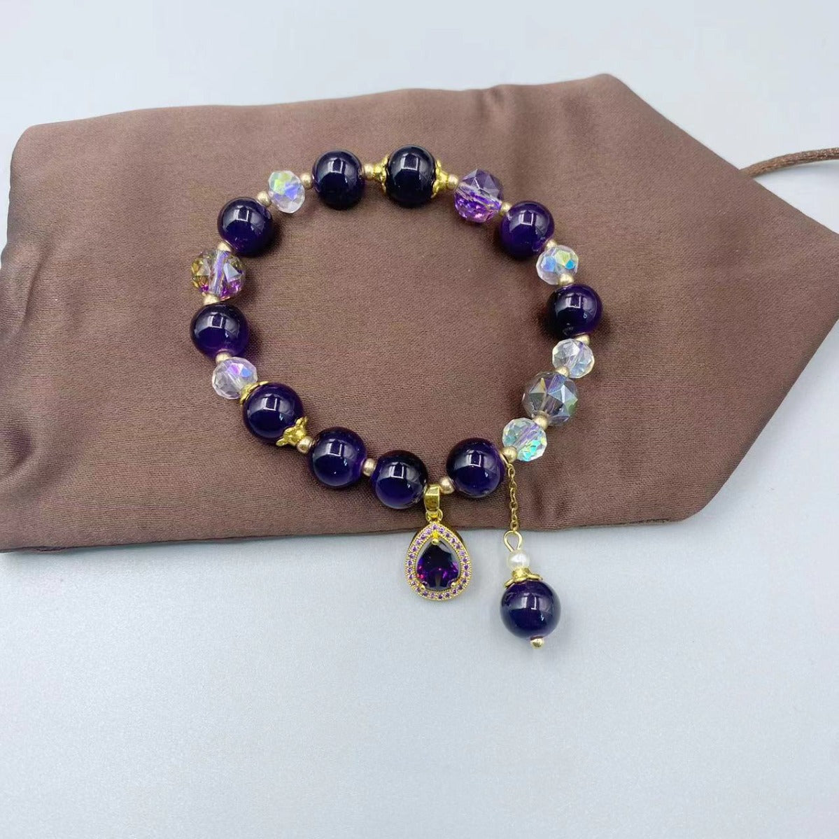 Lavender Romantic Amethyst Bracelet For Women