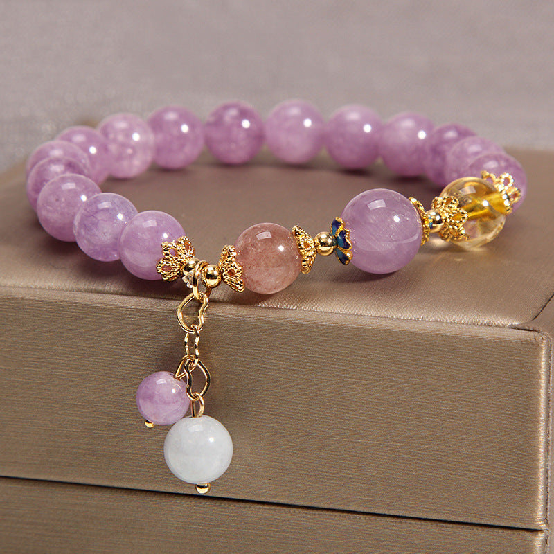 Natural Amethyst Bracelet Women