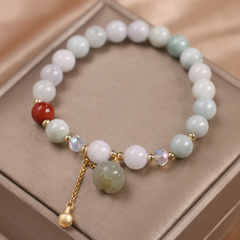 Ethnic Style Natural Agate Bead Women Bracelet