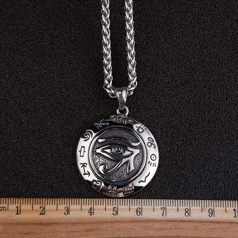 Vintage Eye Of Horus Pendant Personalized Yugioh Necklace