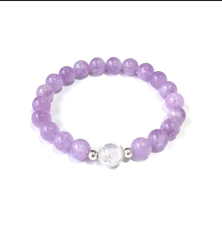 Natural Lavender Amethyst Bracelet Women