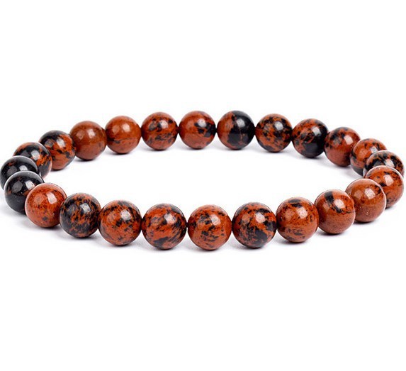 Unisex 8mm Yoga DIY Agate Beads Bracelet