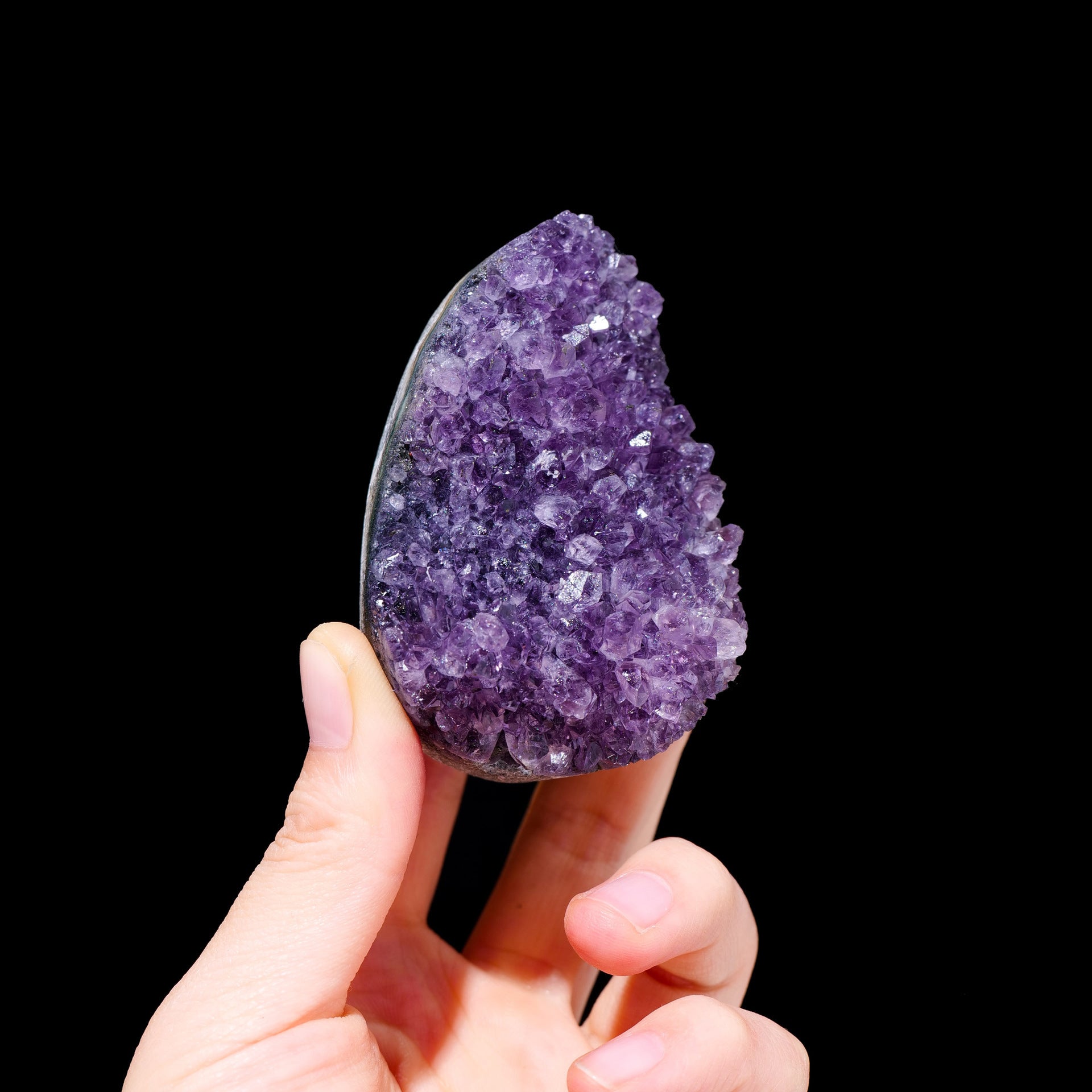 Natural Amethyst Cluster Degaussing Crystal Block Home Decor